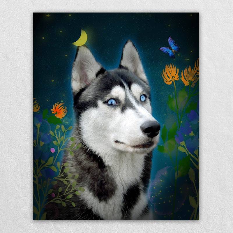 Pet Cat Dog Print Painting Animal Canvas