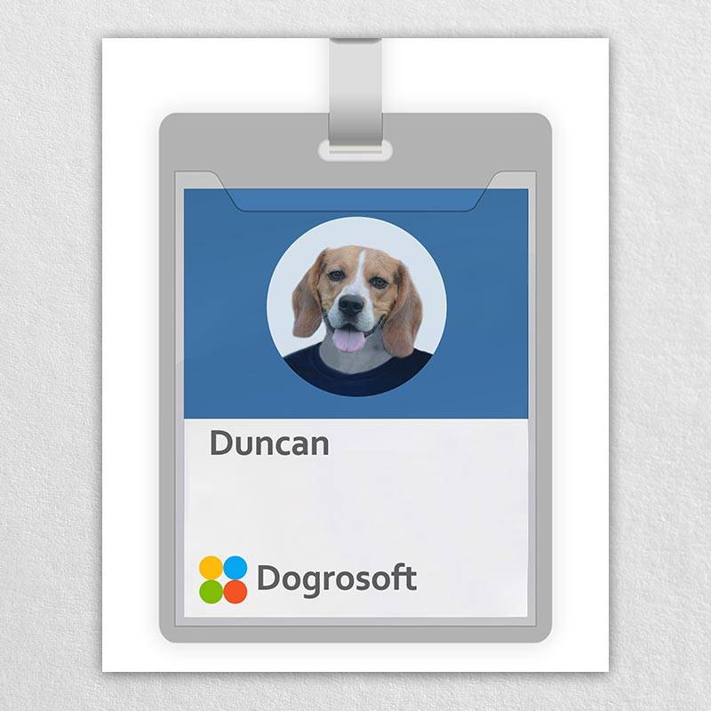 Custom Pet Id Badge Puppy Portraits Paintings