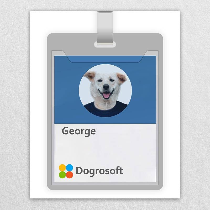 Custom Pet Id Badge Puppy Portraits Paintings