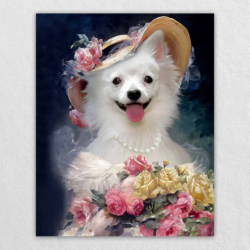 Custom Victorian Pet Portraits Pet Artwork