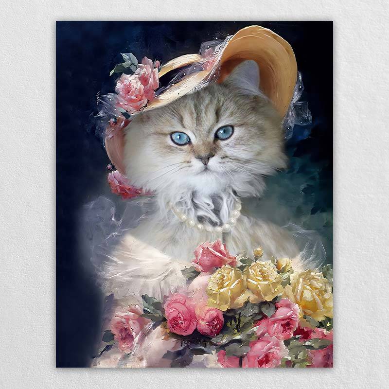 Custom Victorian Pet Portraits Pet Artwork