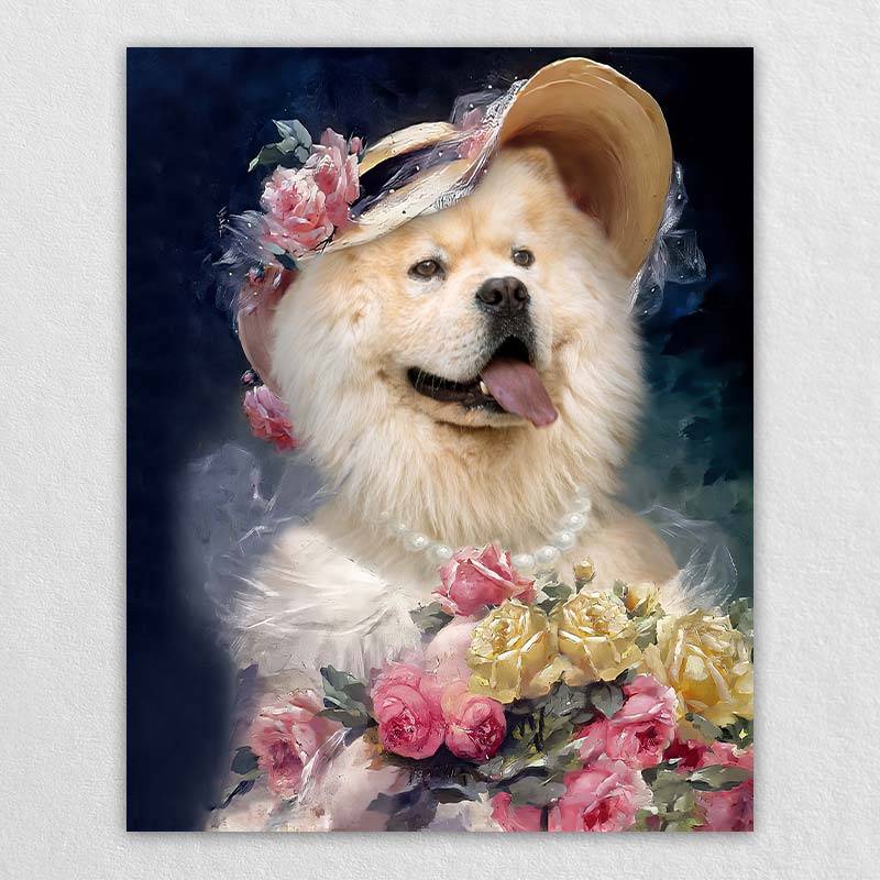 Custom Victorian Pet Portraits Pet Artwork