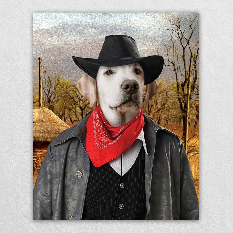 Cool Cowboy Period Pet Portraits