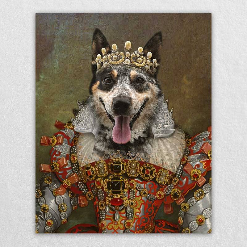 Queen Renaissance Pet Pictures Portrait Of Pet