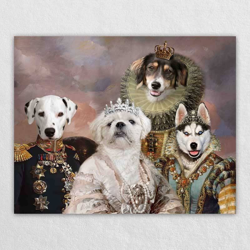 Custom Elizabethan Pet Portraits Artwork