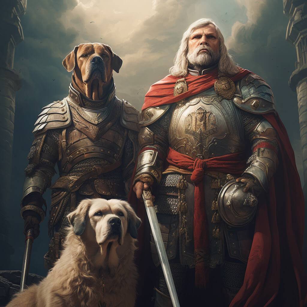 Heroic Custom Animal Royal Portraits