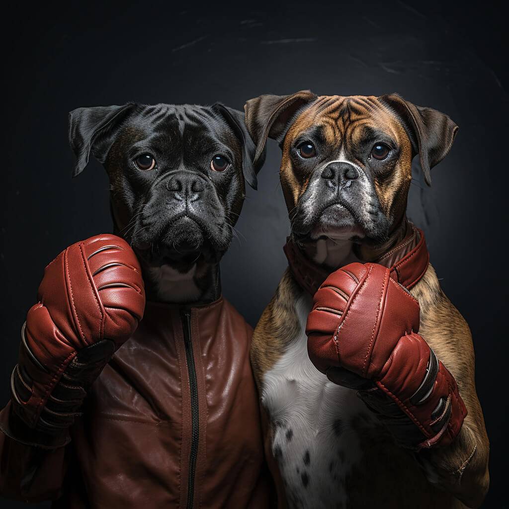 Best Boxing Images Bulldog Wall Art Canvas Prints Pets