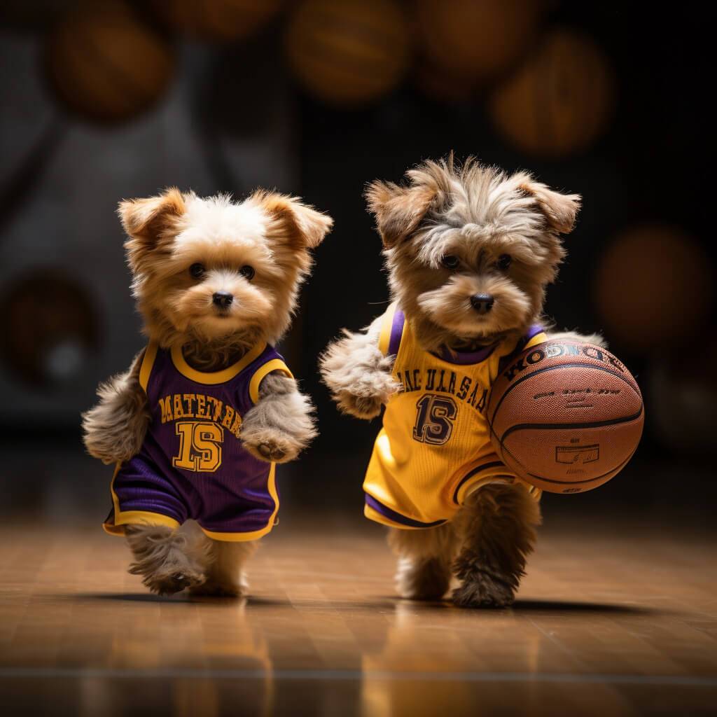 Real Dog Pictures Cute Basketball Images