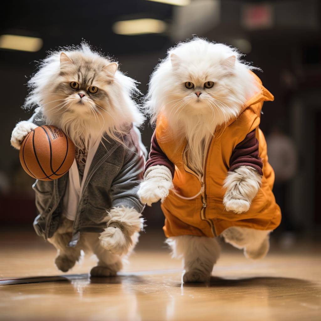 Indoor Basketball Photography Cute Cat Images Hd Wallpapers