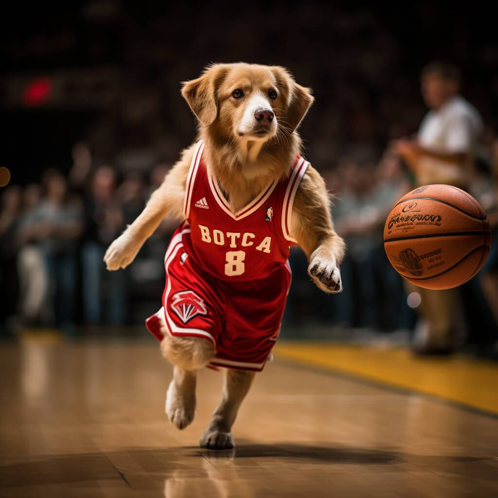 Basketball Court Art Cute Dog Pictures Aesthetic