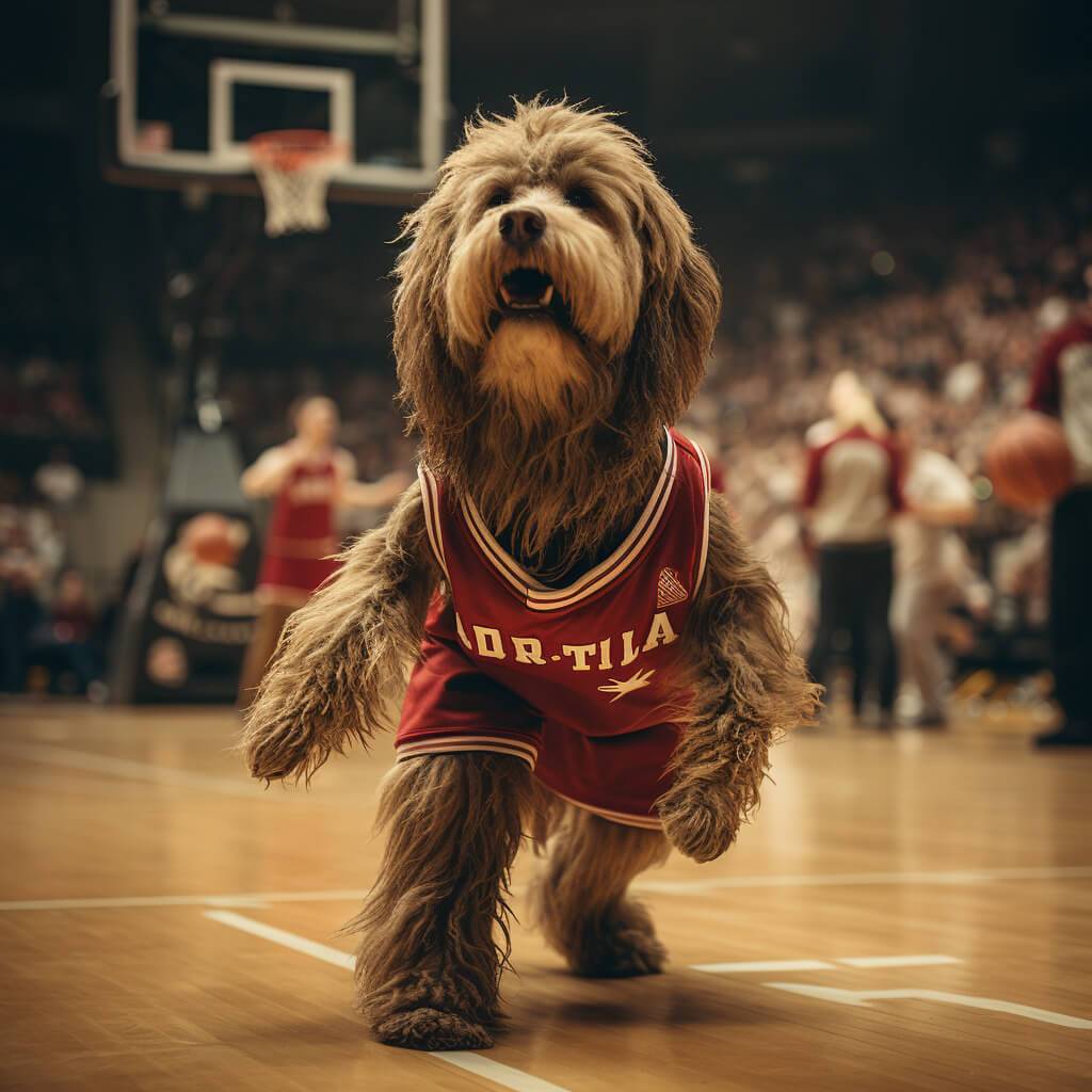 Cool Basketball Art Dog Hd Picture