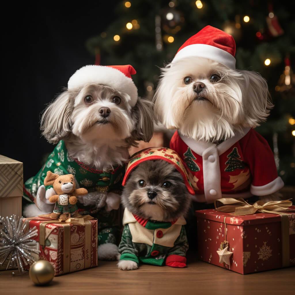 Portrait Of Santa Pet Art Portraits