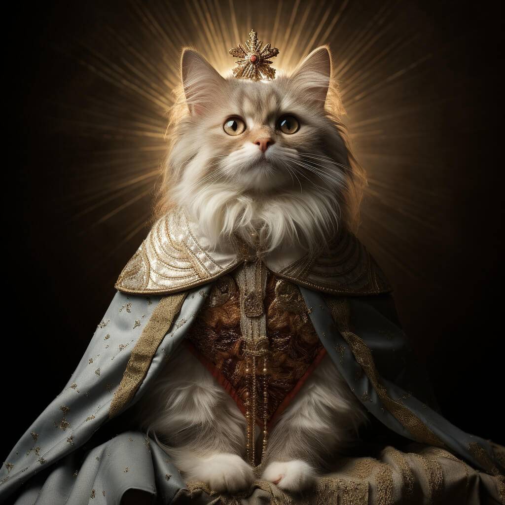 Renaissance Religious Art Animal Portrait Photo