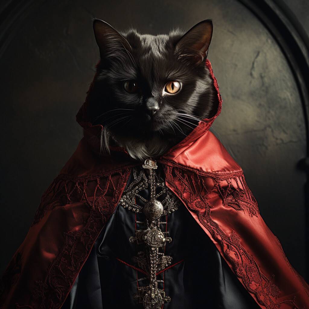 Vintage Vampire Art Artly Pet Portraits