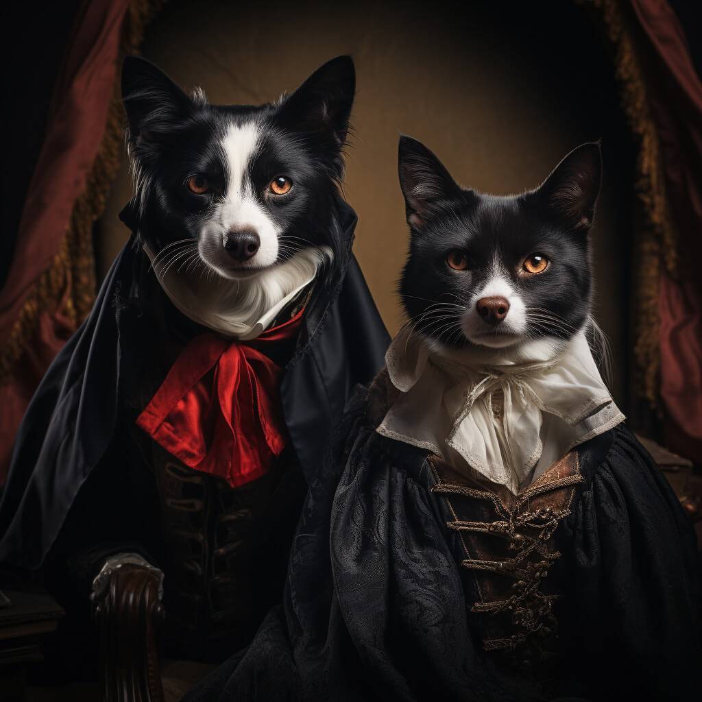 Vampire Renaissance Drawing Best Pet Canvas Art