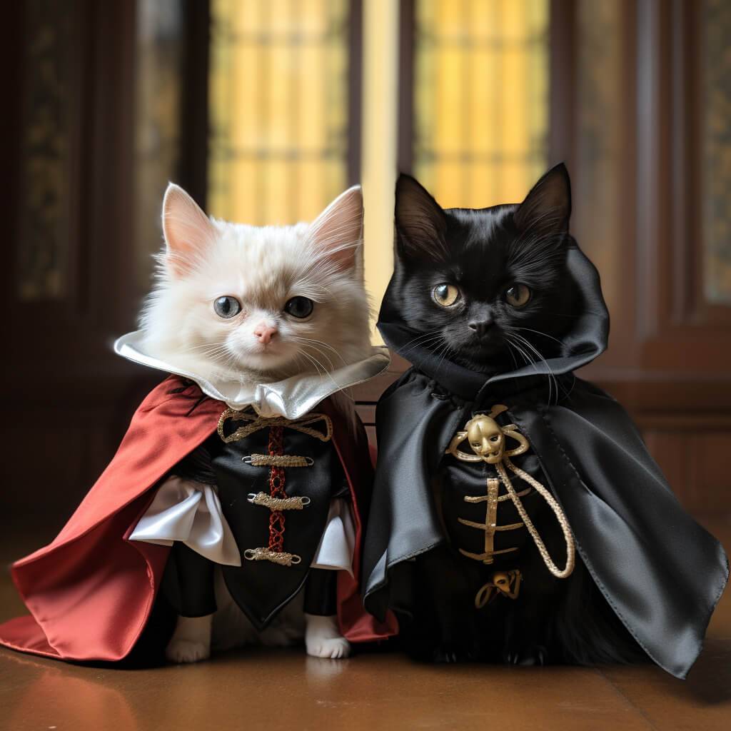 Vampire Animal Portraits Animated Renaissance Paintings