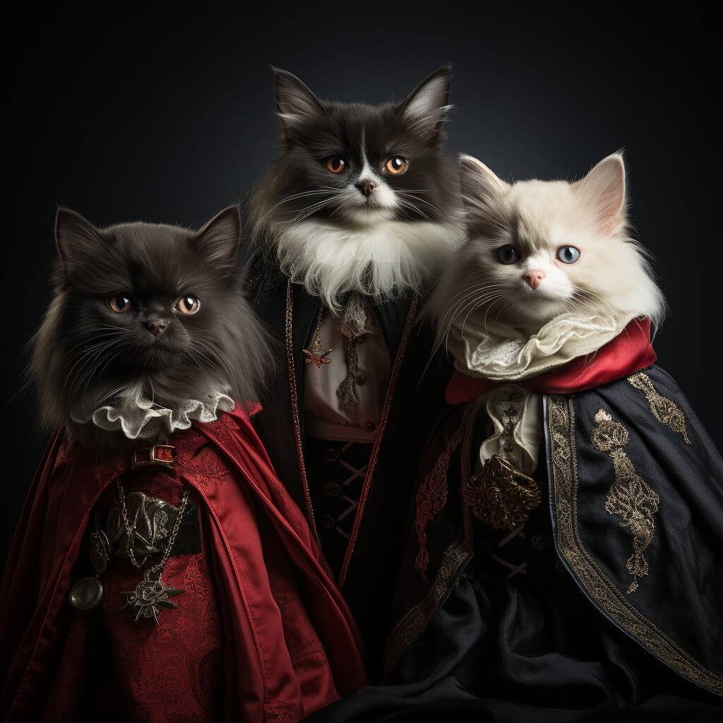 Famous Artwork Of Renaissance Period Vampire Pet Painting