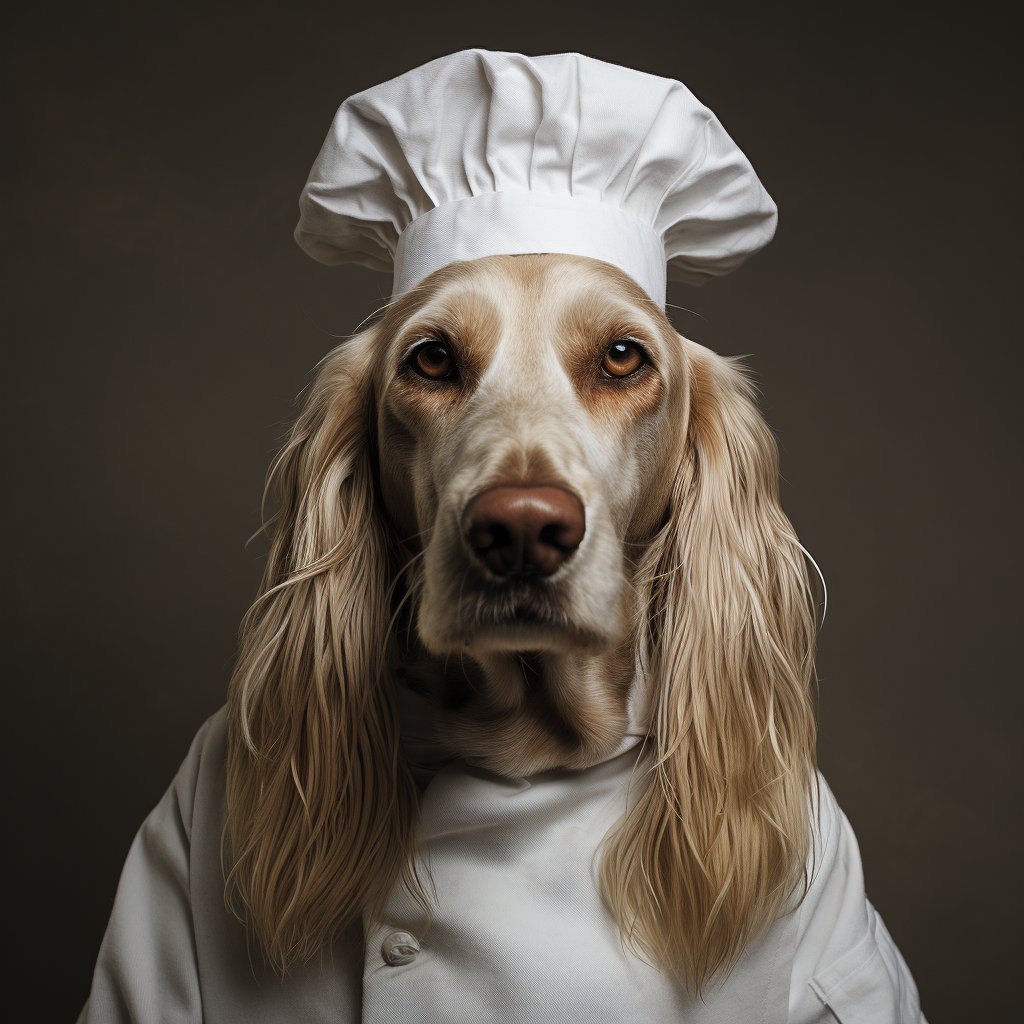 Unique Kitchen Artwork Dog Man Photo