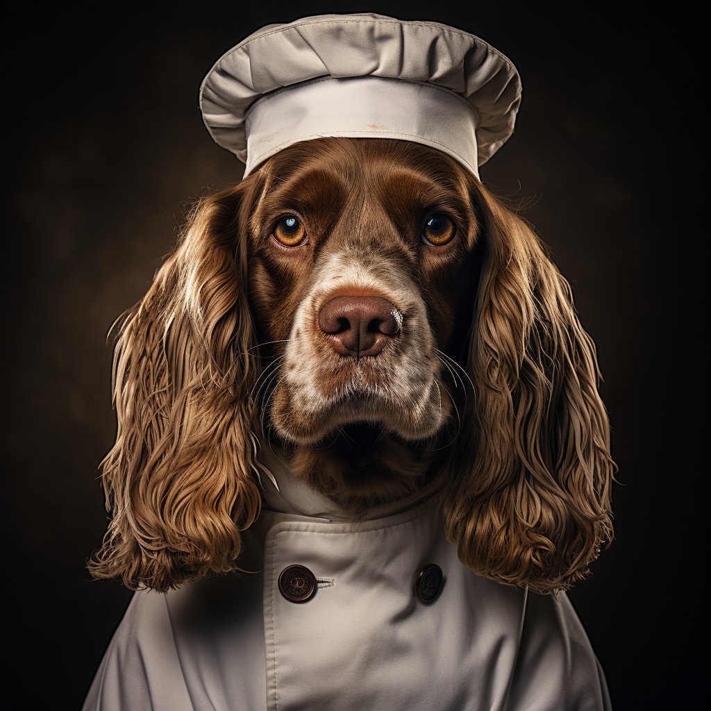 Cute Chef Pictures Dog For Painting