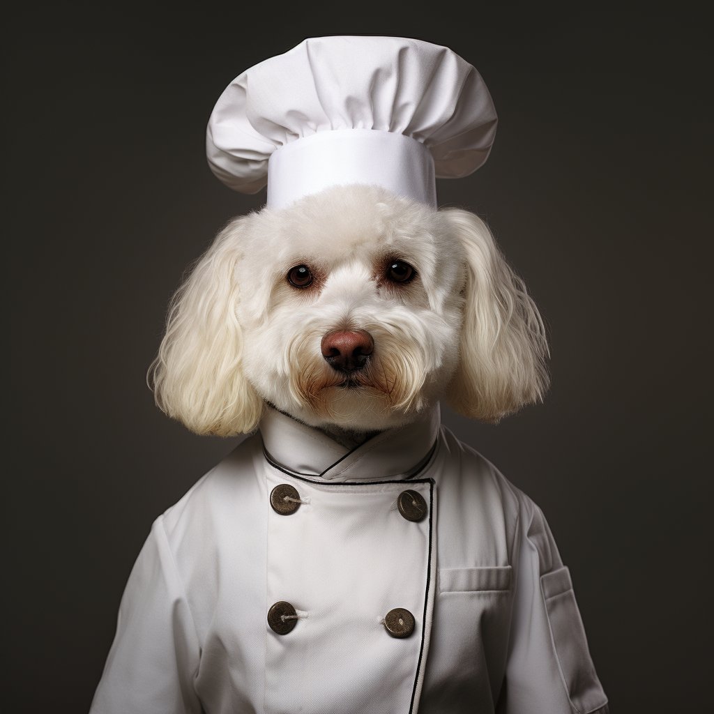 Chef Artwork Images Tiny Dog Paintings