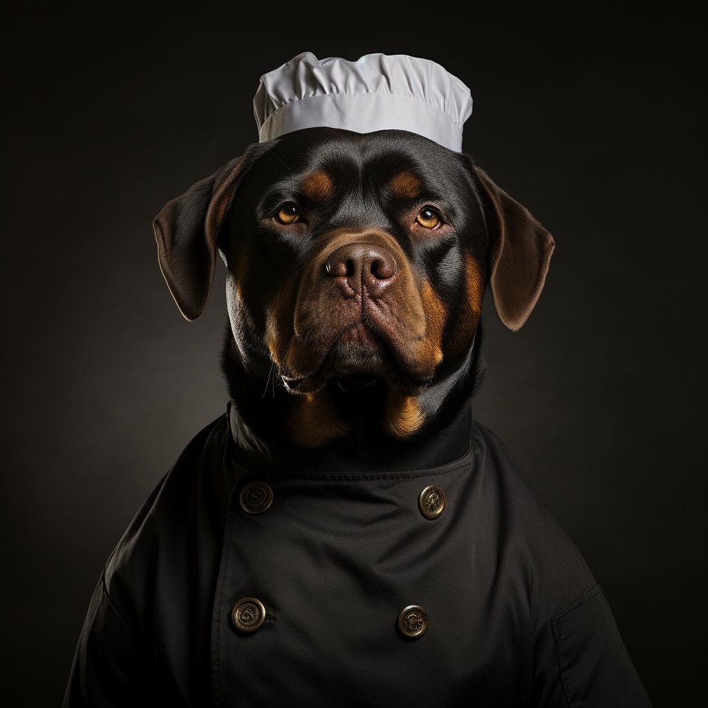 Mini Chef Photos Professional Dog Painting