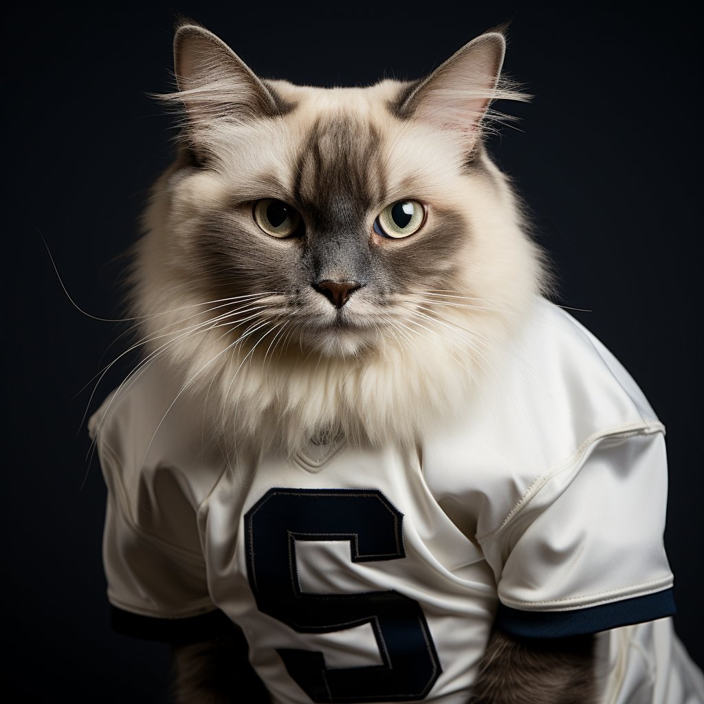 All American Football Team Very Cute Cat Photos