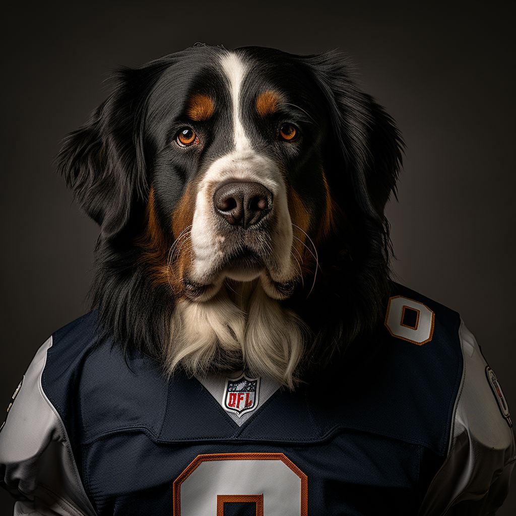 Football Art Canvas Pet Photo