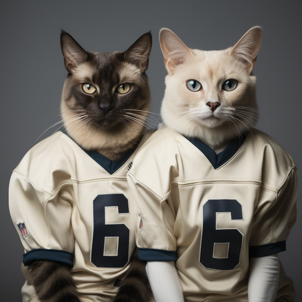 American The Football Artist Cat Funny Portrait Images Hd