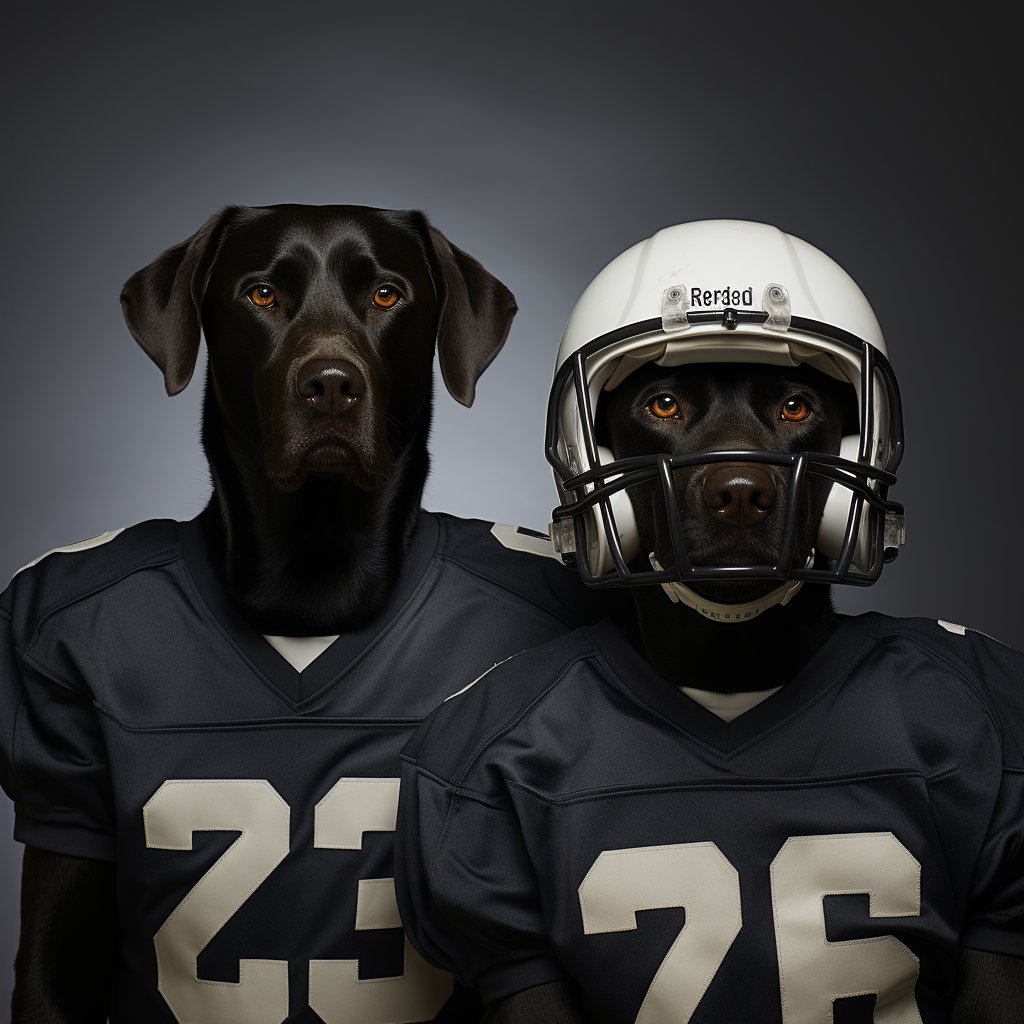 Football Player Photo Hd Modern Art Dog Portrait