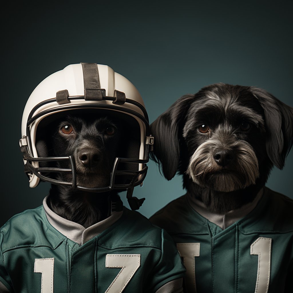 Good Football Photos Dog Graffiti Portrait Art