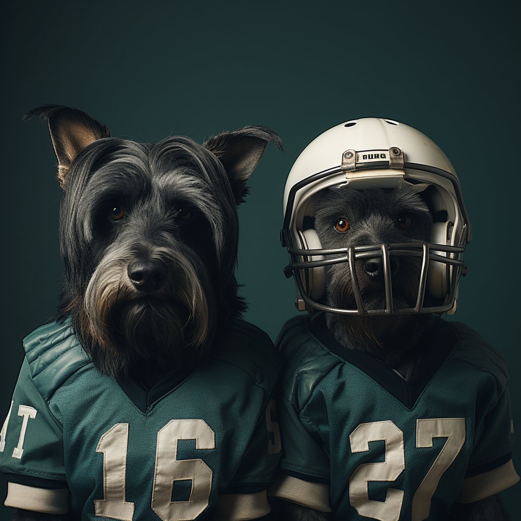 Best American Football Photos Pop Art Dog Portrait Portraits