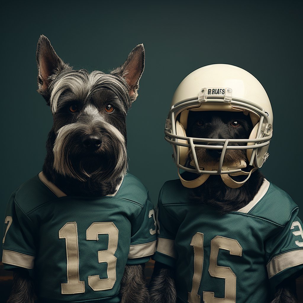 American Football Photos Download Human Dog Portrait Art