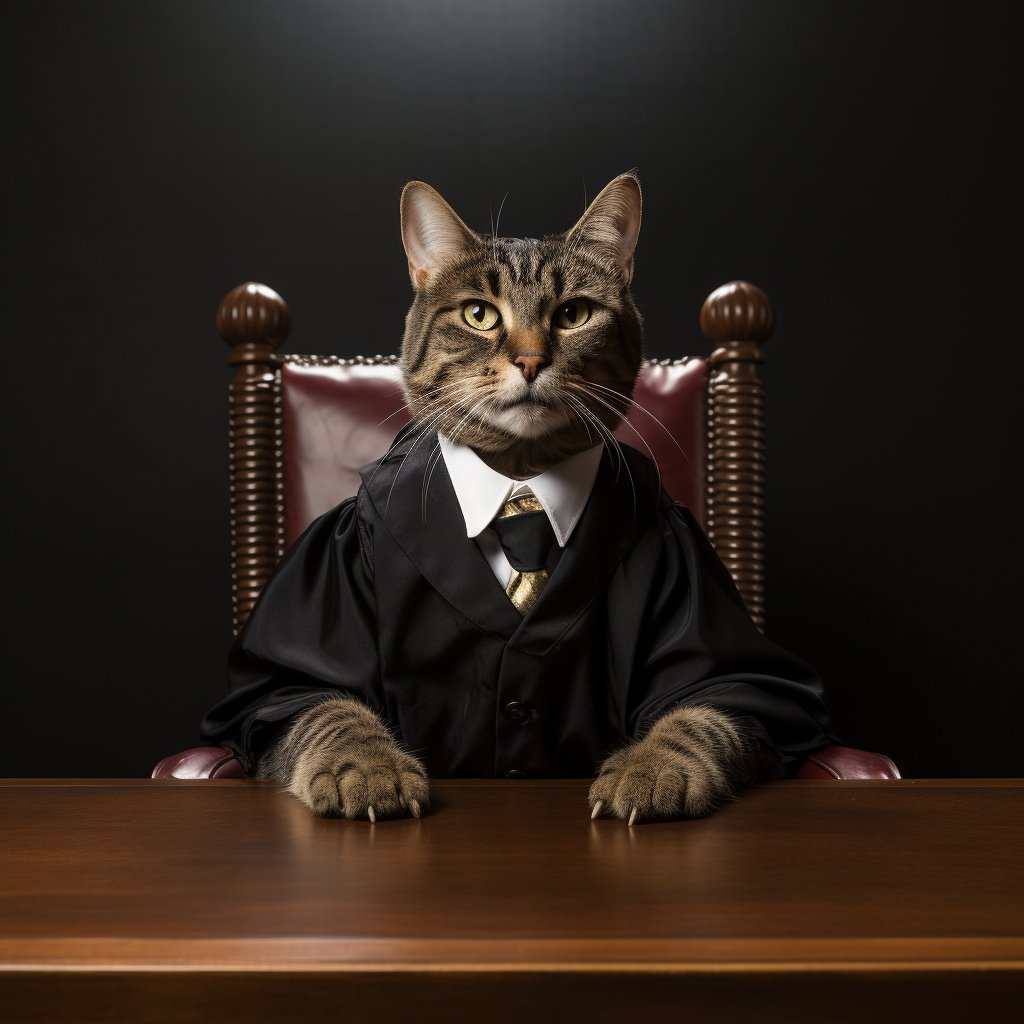 Gowned Judiciary Images Cute Cat Portrait Images For Wallpaper