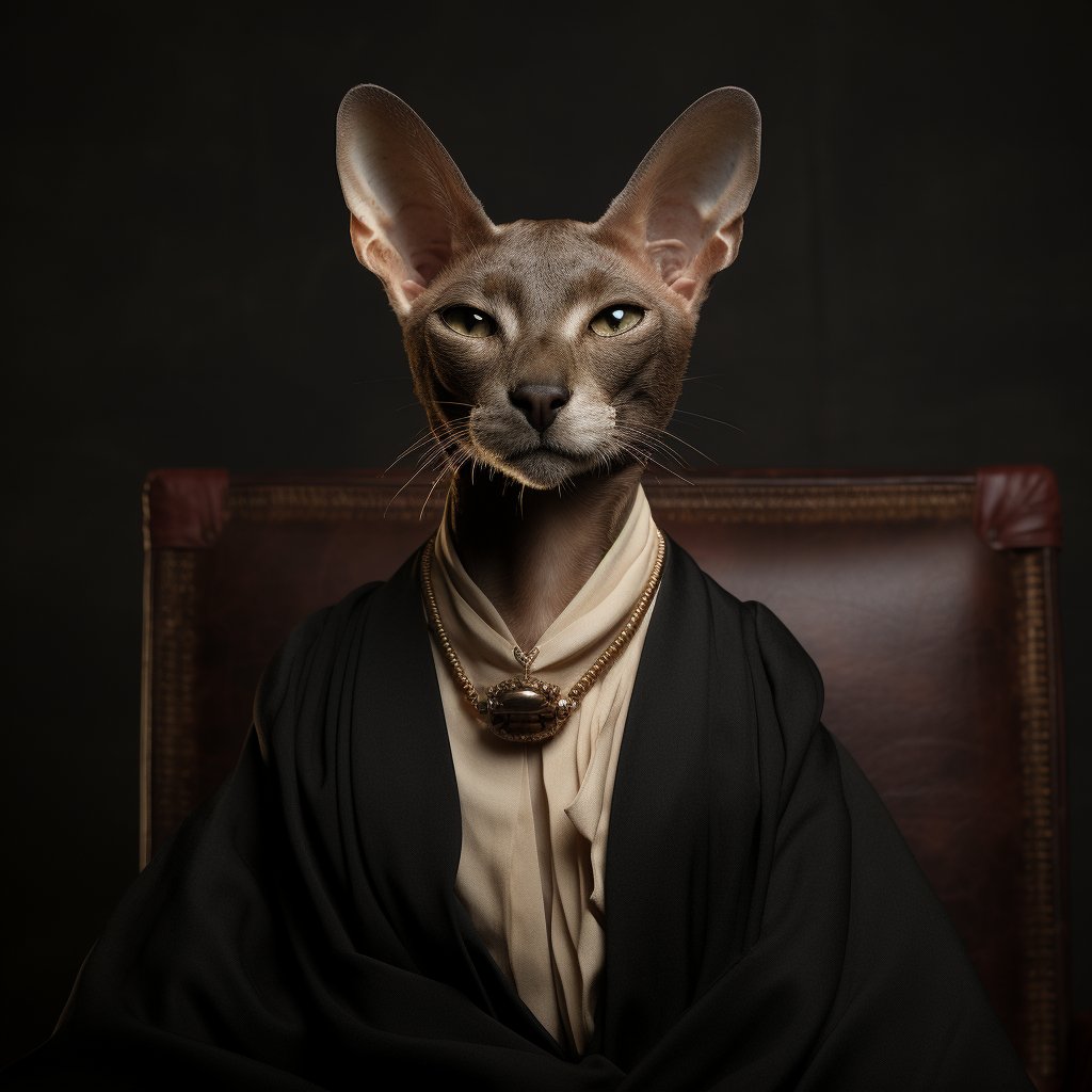 Leading Judge Images Cat Fantasy Canvas Art