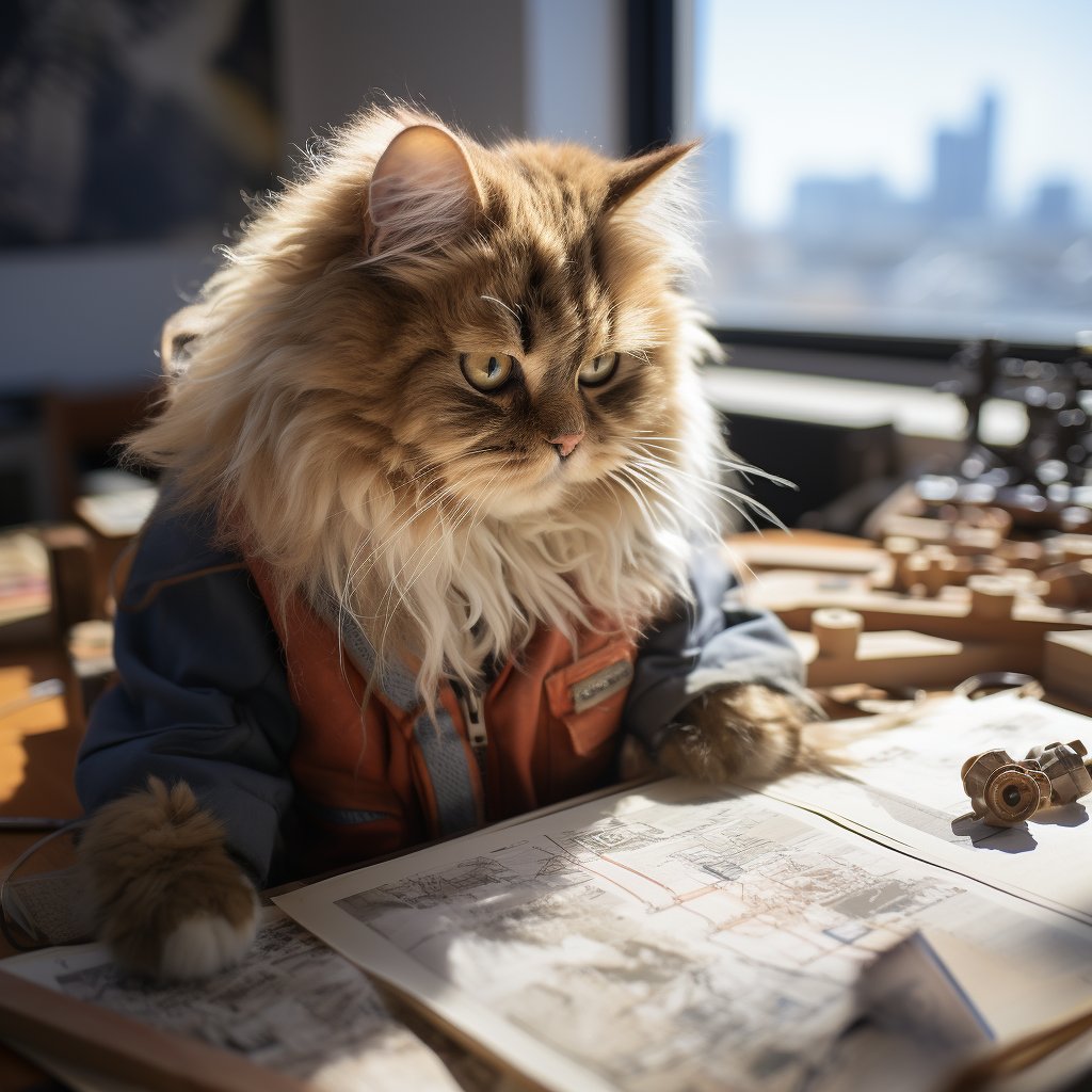 Architectural Theorist Warriors Art Image Cats