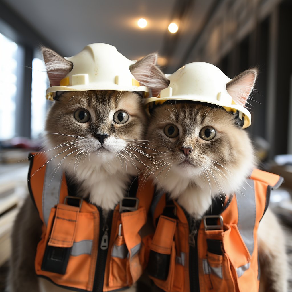 Site Development Planner Cute Cat Art Photo