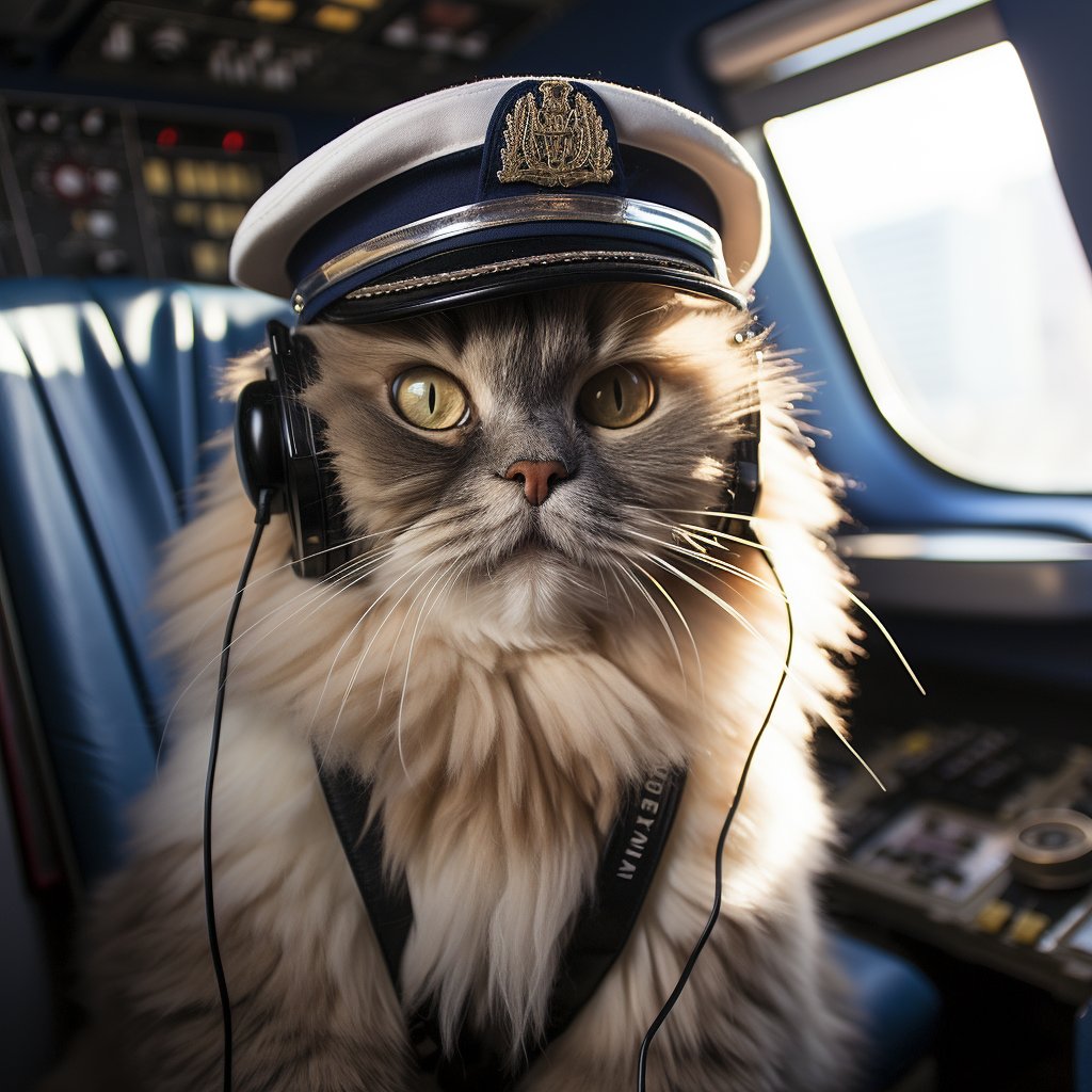 Exceptional Flyer Famous Cat Art Photo