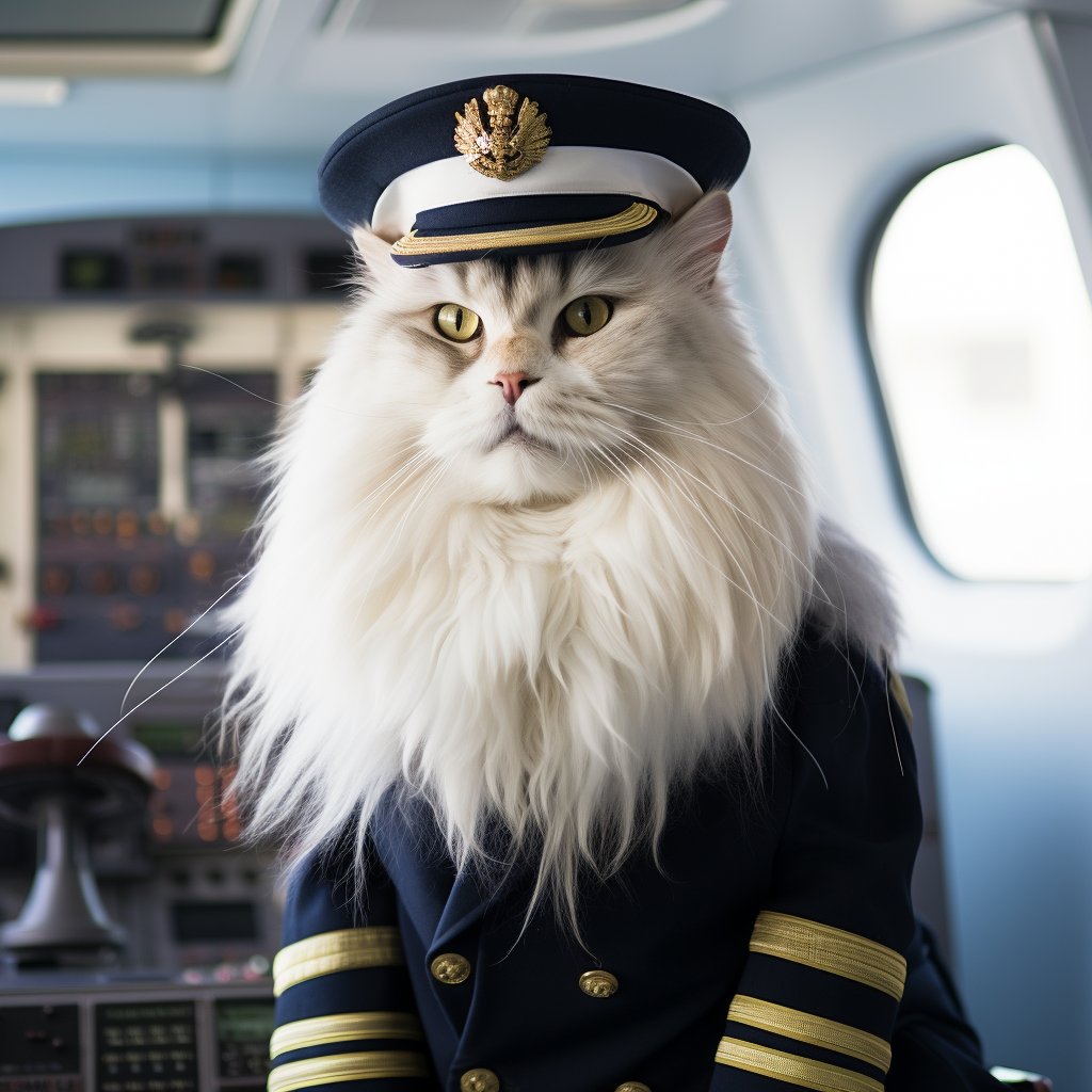 Respected Aviator Pop Cat Art Photo