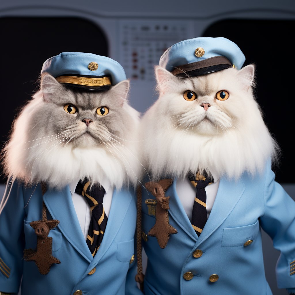 Fearless Aviator Best Cat Art Photo