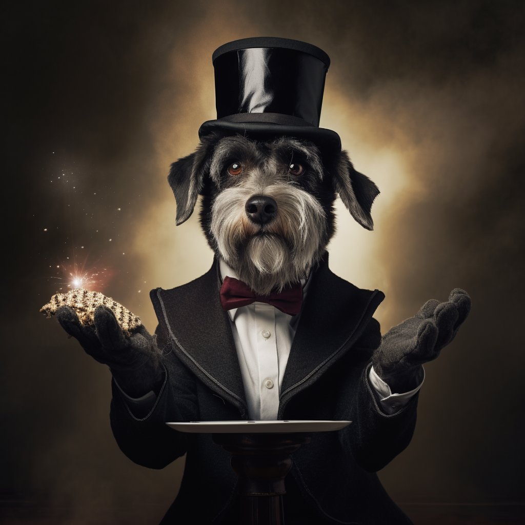 Magician Art Image Of Your Dog