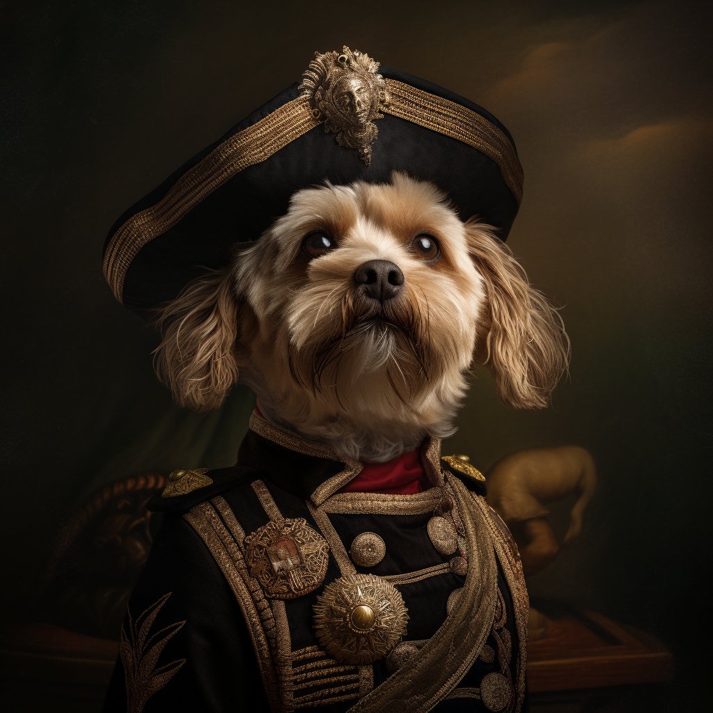 Strategic Maritime Admiral Custom Dog Art Photo Prints