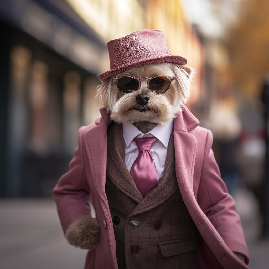 Art Picture Of Your Fashion Dog