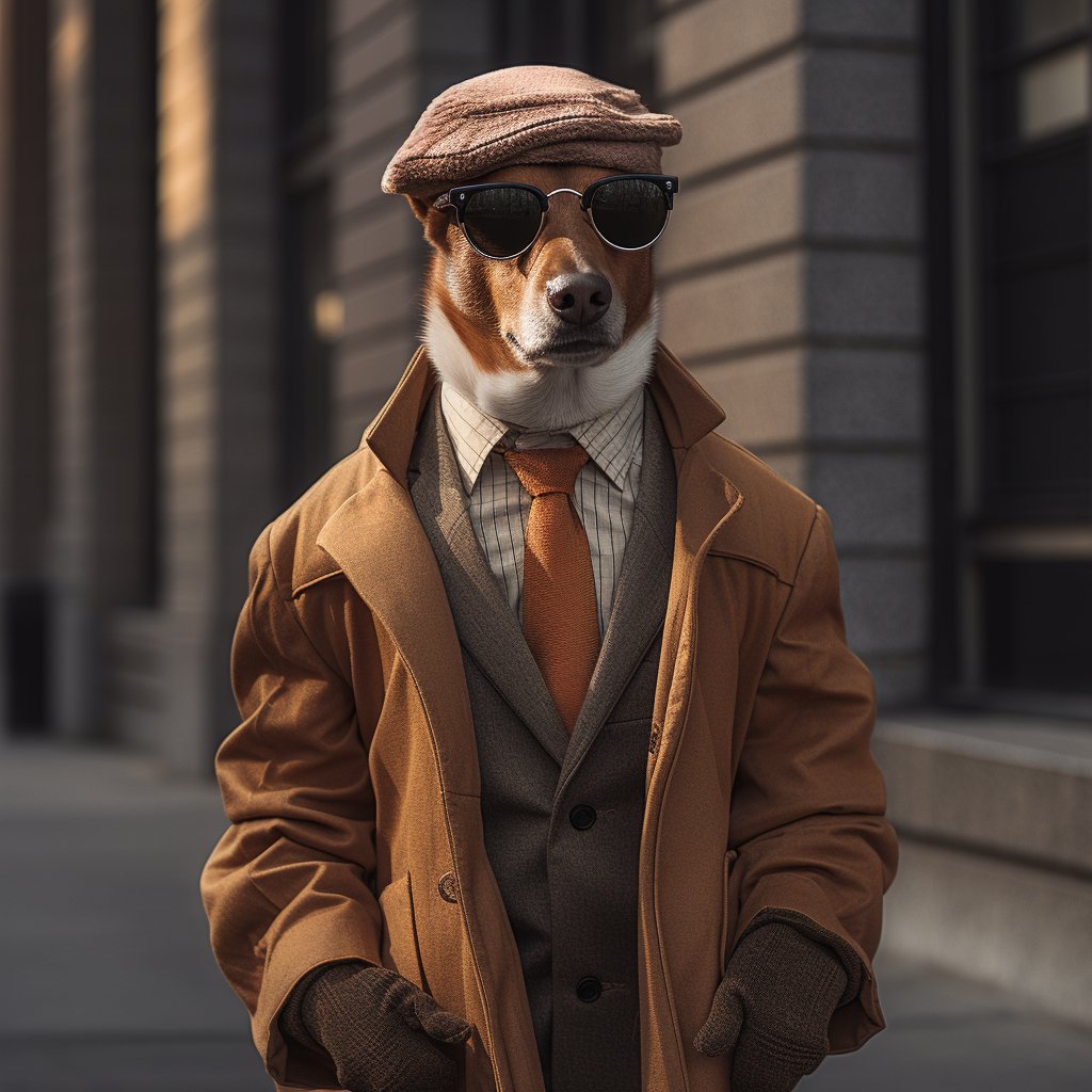 Fashion Dog Artwork Pic