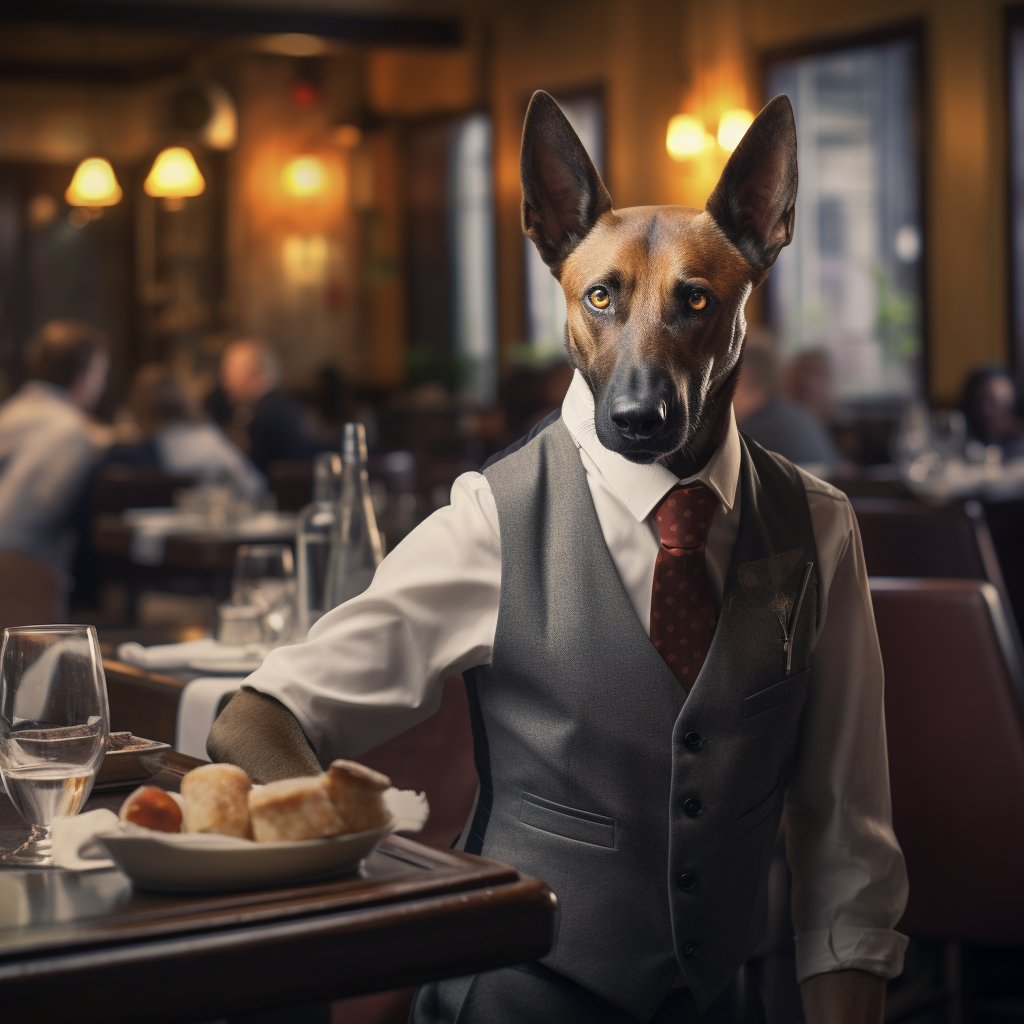 Dedicated Restaurant Personnel French Bulldog Wall Art Photograph