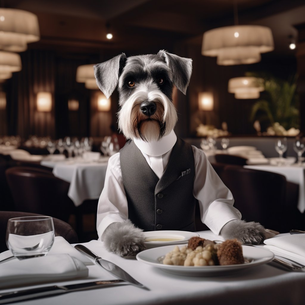 Dedicated Restaurant Crew Custom Dog Art Photograph Prints