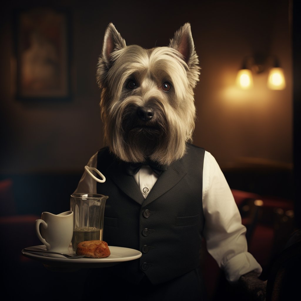 Dog Artwork Prints Exceptional Waitstaff Members