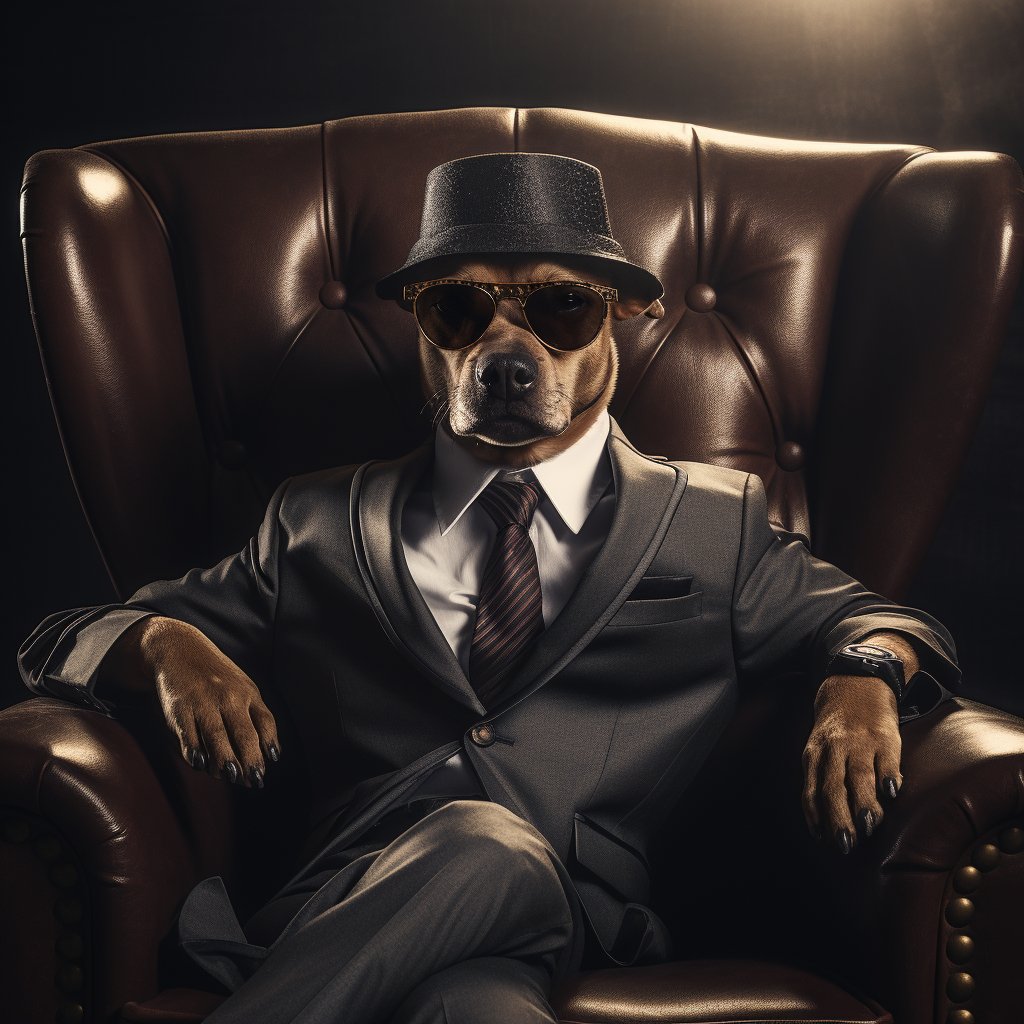 Ruthless Mafia Boss Pet Art Image