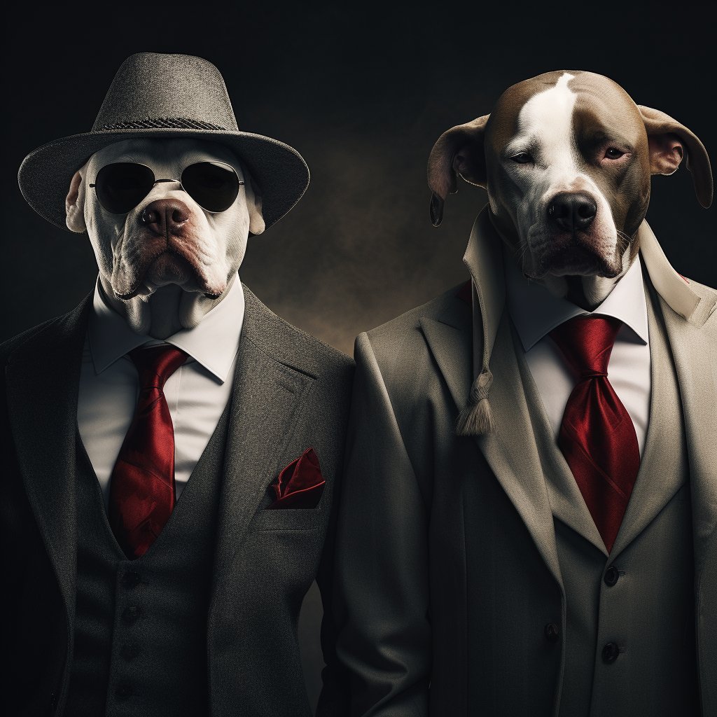 Influential Mafia Boss Personalized Pet Art Image