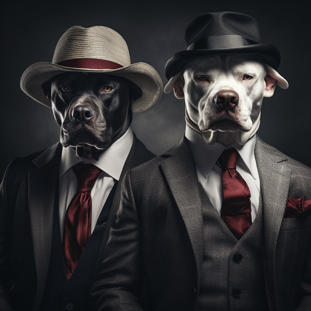 Legendary Mafia Boss Paint Your Pet By Numbers Pop Art Image