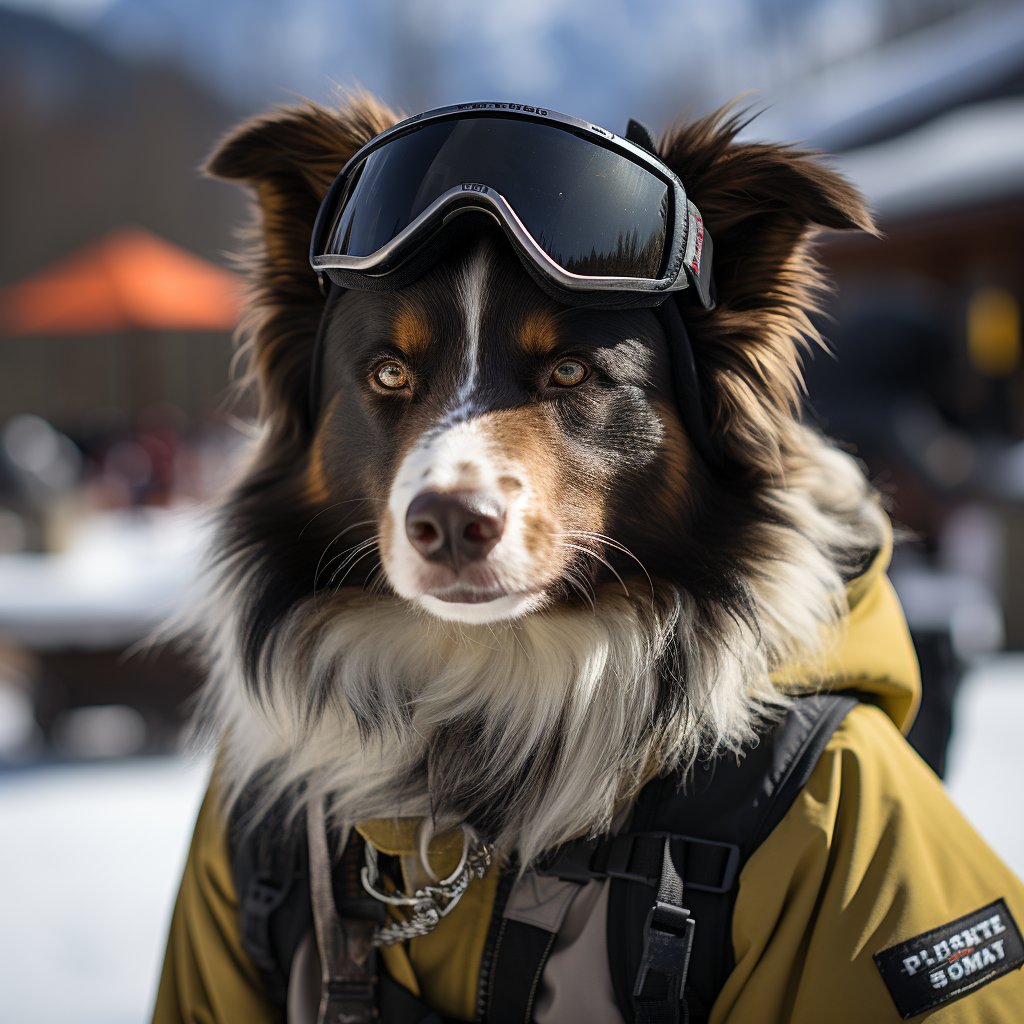 Off-The-Grid Skier Pet Loss Canvas Picture